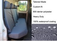 Tailored - Rear 4-Seater Bench - Grey