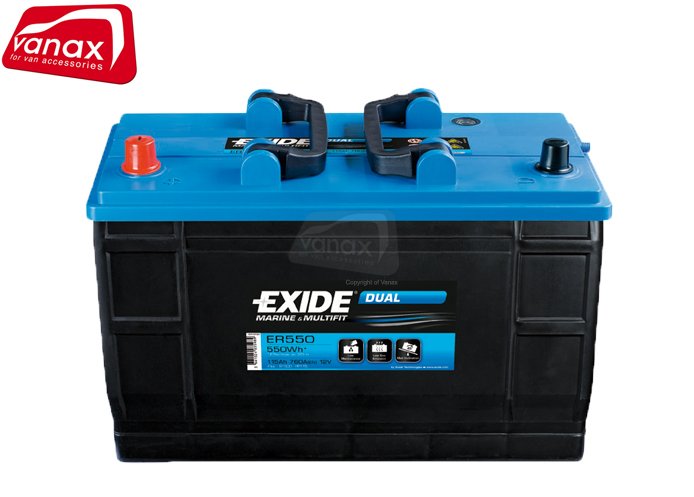 Exide Marine 115Ah (ER550) - Deep Cycle Battery - Click Image to Close