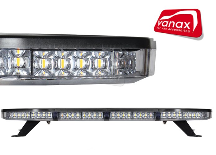 717mm (28 1/4") 4 bolt LED Low Profile Lightbar - Click Image to Close