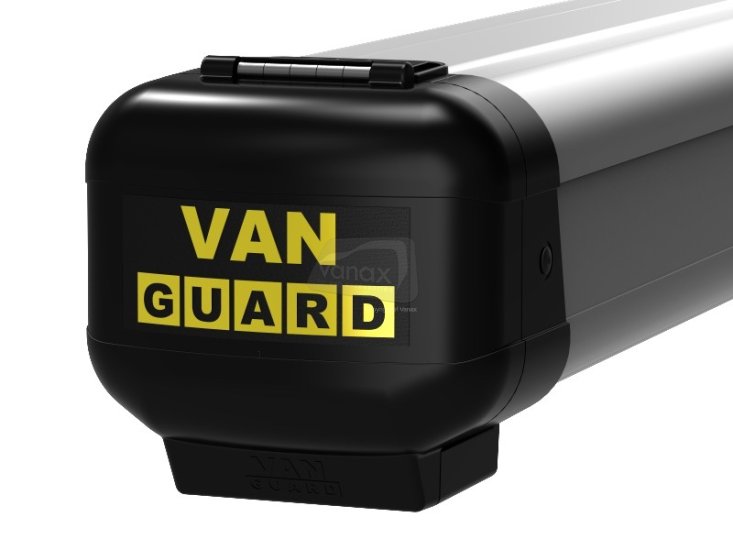 Van Guard 3 metre MAXI aluminium pipe carrier with rear opening - Click Image to Close