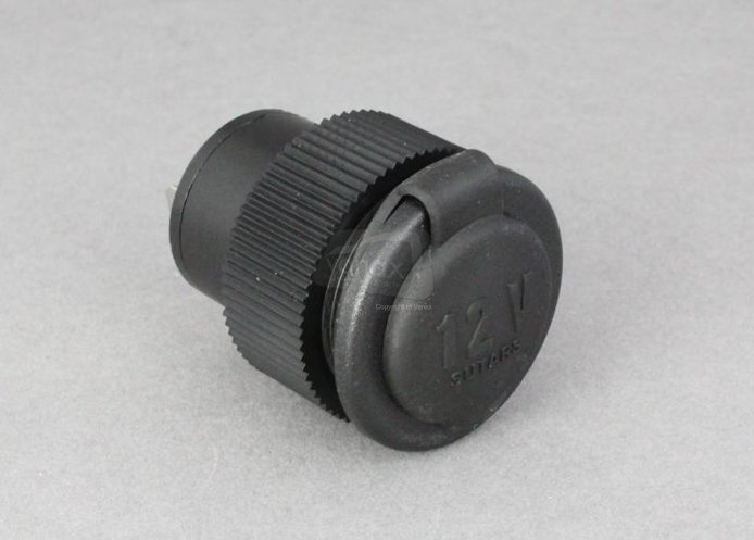 HD Panel Mount Cigar Lighter Power Socket - 12V 16A Max - Click Image to Close