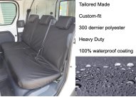 Crew Van - Rear Single and Double Passenger - Black