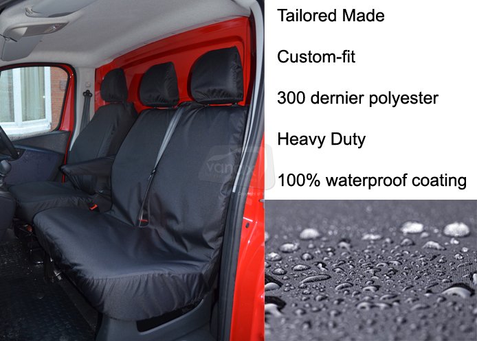 Tailored Base Model - Driver & Double Passenger - Black - Click Image to Close