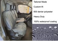 Driver & Double Passenger no Worktray - Grey