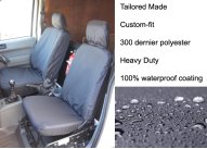 Tailored Fronts - Driver & Single Passenger - no armrest - Grey