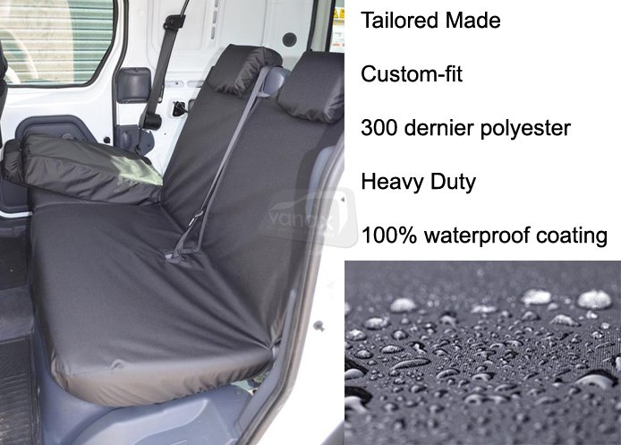 Crew Van - Rear Single and Double Passenger - Black - Click Image to Close