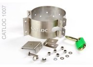 Catalytic convertor protector & anti-theft device