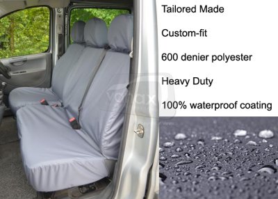 Tailored Front Pair - Driver & Double Passenger - Grey