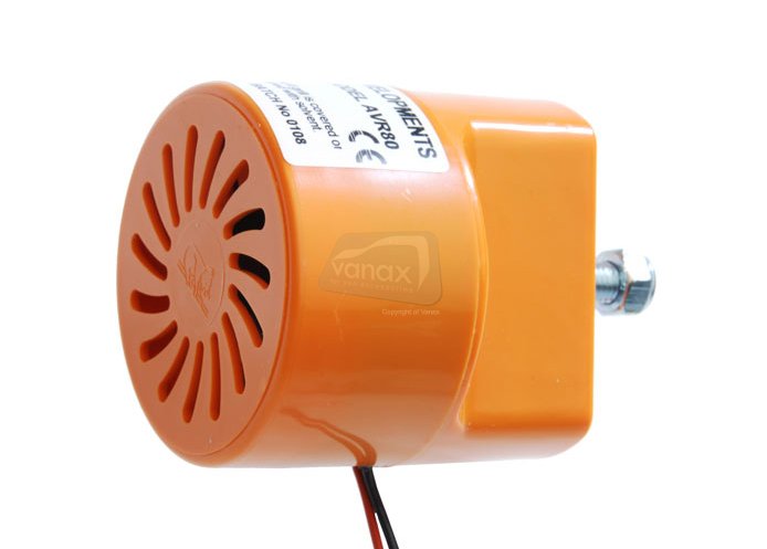 Reverse Alarm - Dual Volume - Heavy Duty - 12-24V, 80-98dB - Click Image to Close