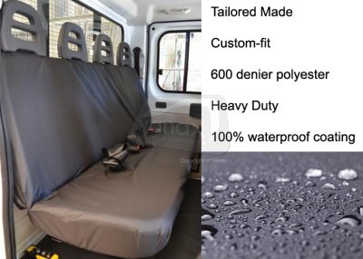 Crew Cab - Tailored Rear Passenger Seat only - Black