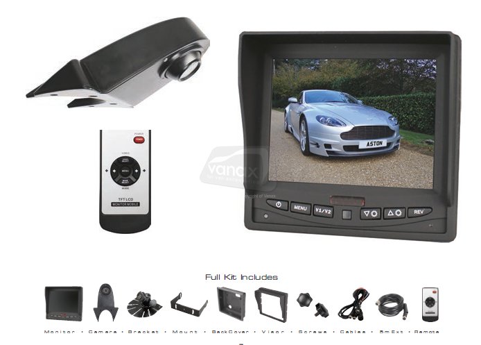 CCTV18A Reverse System - 5.6" screen display, night vision dome - Click Image to Close