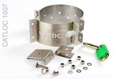 Catalytic convertor protector & anti-theft device