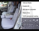 Driver & Double Folding Passenger (No Armrests) - Grey