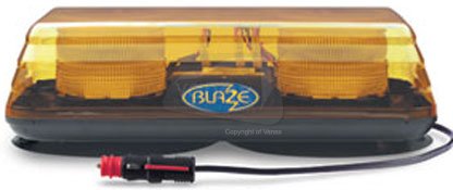 VISION ALERT - Blaze II Mini Lightbar Amber Xenon Magentic - Click Image to Close