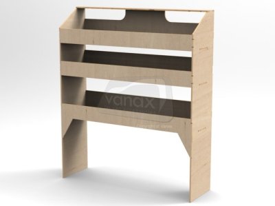 3 Shelf Plywood Racking Unit (300mm x D)