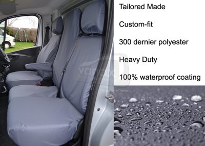 Tailored SX Model - Driver & Folding Double Passenger - Grey