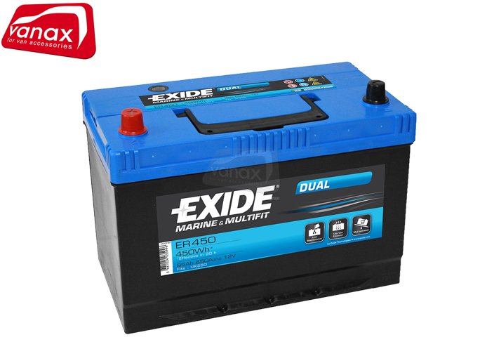 Exide Marine 95Ah (ER450) - Deep Cycle Battery - Click Image to Close