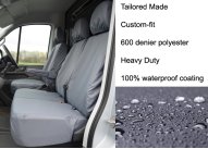 Tailored Driver & Double Passenger - Non Folding - Grey