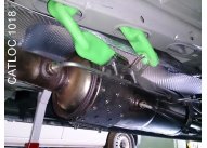 Catalytic convertor protector & anti-theft device