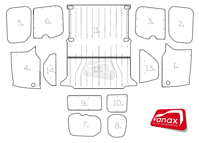 Townstar L1 H1 Electric - Full Ply Lining Kit - Click Image to Close