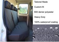 Tailored - Rear 4-Seater Bench - Black