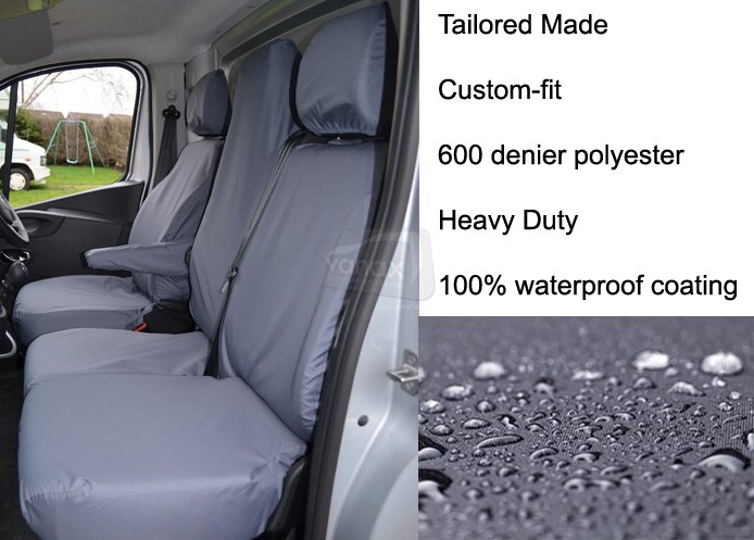 Driver & Double Passenger - Folding with u/seat storage - Grey [ - Click Image to Close