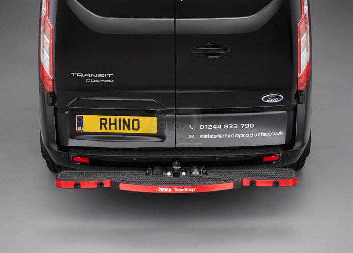 TowStep with Connect+ Parking Sensors, Black - Click Image to Close