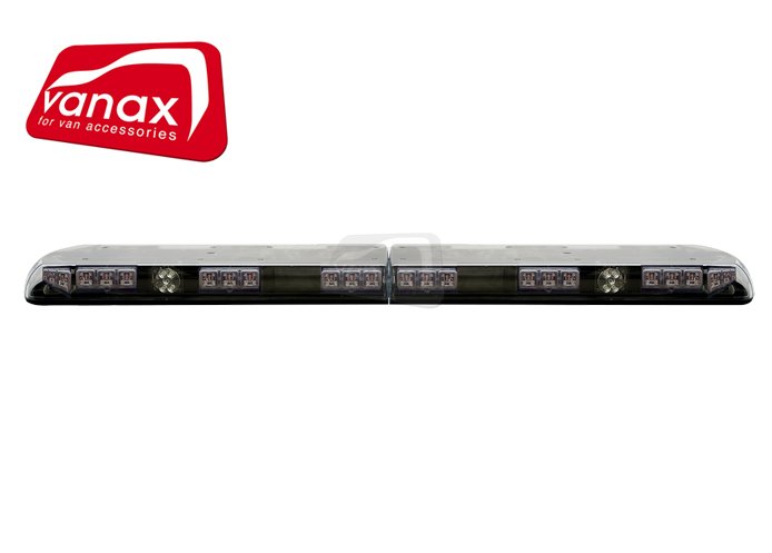 1212mm (48") ECCO Low profile lightbar, w/lamps & alley lights - Click Image to Close
