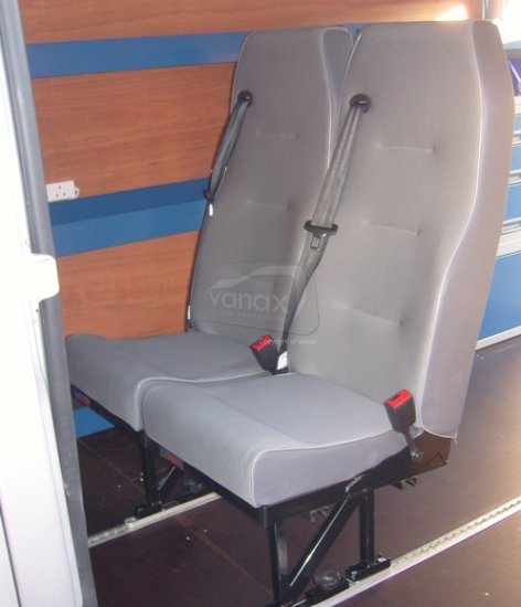 High Back Double with 3pt seat belts, M1/N1 Tested - Click Image to Close