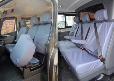 Crew Van SX Tailored Driver, Double Passenger and Rear - Black