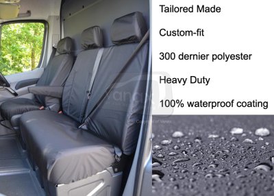 2018-on - Tailored - Driver & Double Passenger - Grey